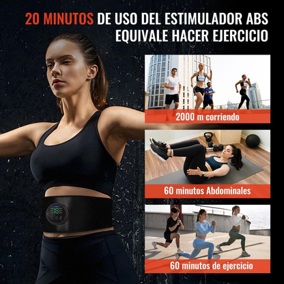 Cinturón Tonificador Abdominal Eléctrico