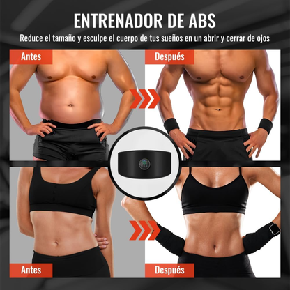 Cinturón Tonificador Abdominal Eléctrico